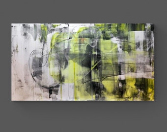 Large Acrylic Painting XXL Modern CHP1965 Hand Painted Picture Art Abstract 160 x 90 cm unframed rolled delivered