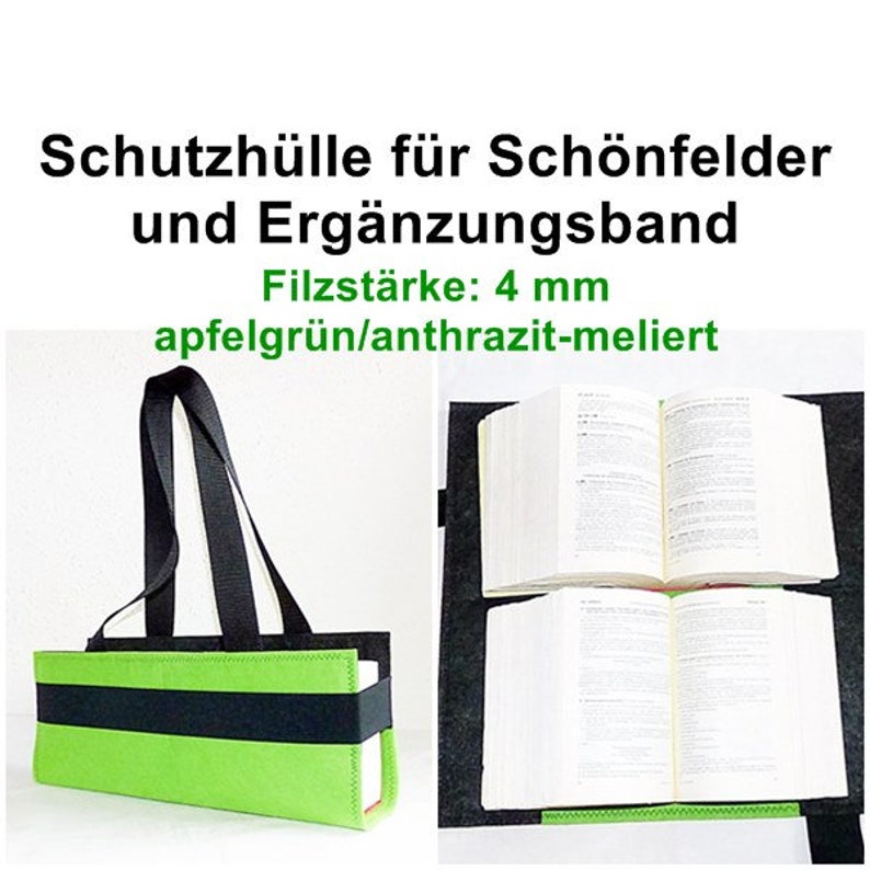protective cover law bag Beautiful fields book cover carrying case bag with stitching Sch\u00f6nfeldertasche felt