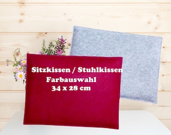 Sitzkissen Filz, 34x28 cm, Farbauswahl