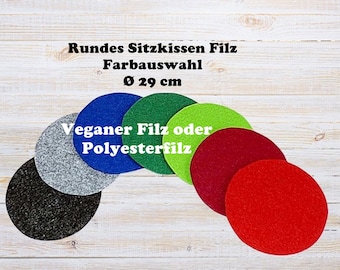 Seat cushion felt, Ø 29 cm, color selection