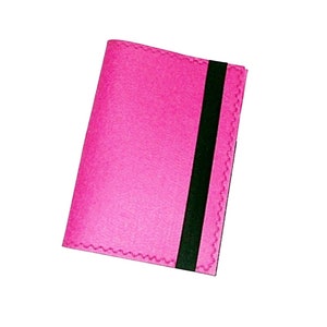 Schreibmappe Filz DIN A4 pink-anthrazit mit Block Bild 4