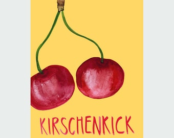 Postcard "Kirschenkick"