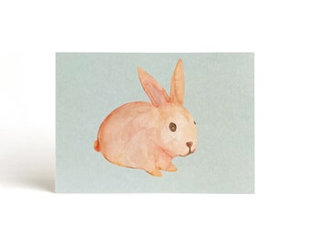 Karte Kaninchen | Hase | Ostern | Frühlingskarte | Ostergrüße | Häschen | Bunny | Kinder | Deko | Kinderzimmer | Haustier