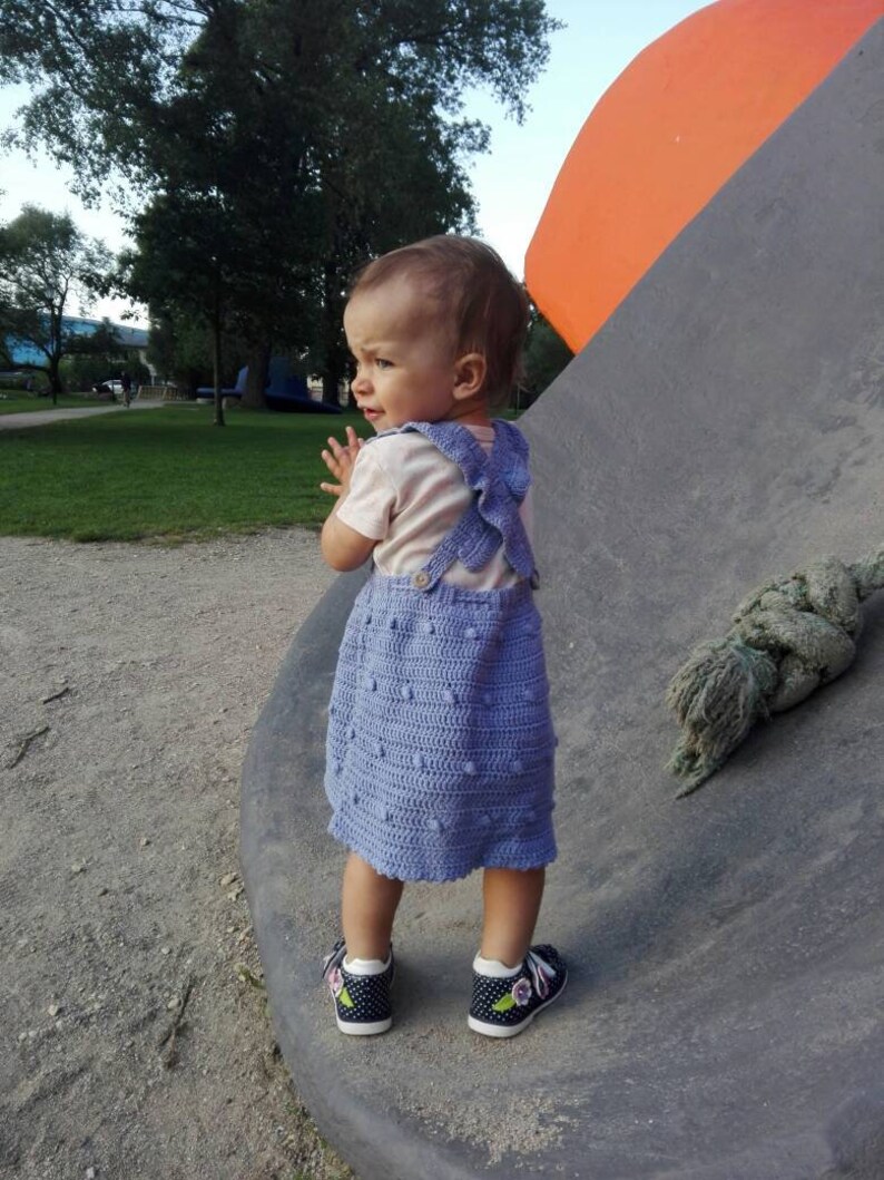 Crochet Cotton Baby Dress Cotton Newborn Sundress Etsy UK