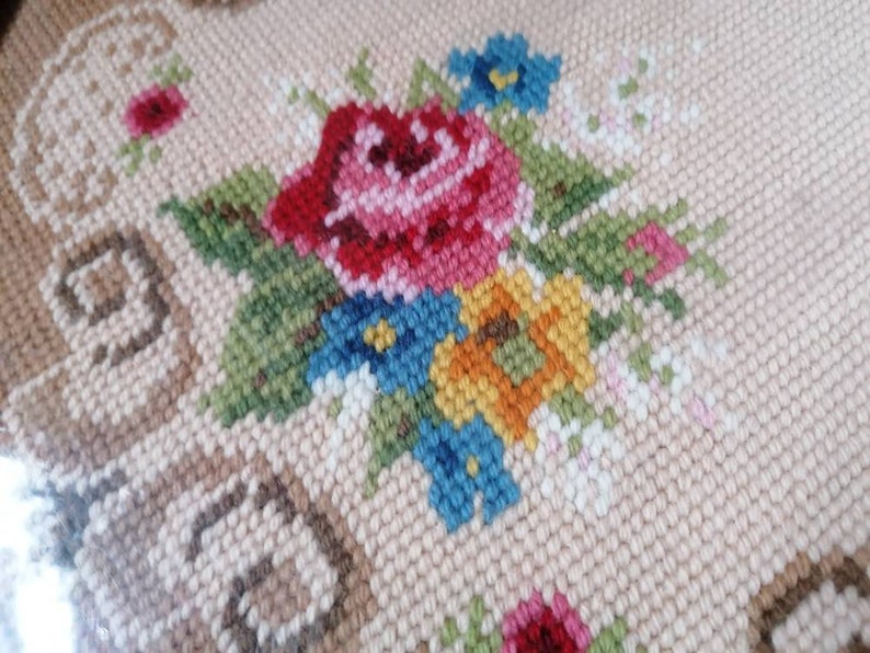 Beautiful old tray tapestry