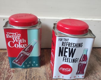 Juego de latas Coca Cola Vintage