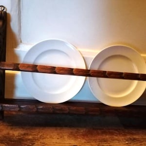 beautiful old plate rack carvings