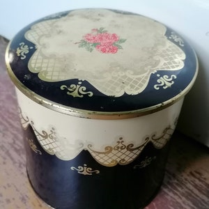 Tin Can Roses Vintage Coffee Tin Can
