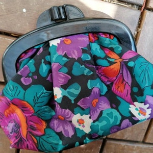 Wallet 70s Flower Power Wallet Nostalgia Boho Style