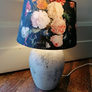 Table Lamp Ceramic Roses