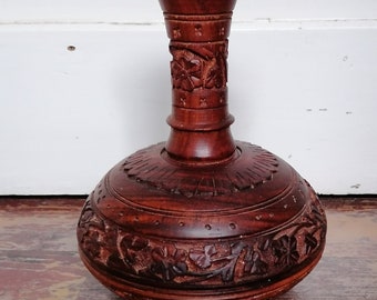 Holz Vase