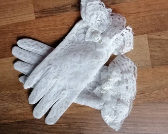 zarte Handschuhe Spitze