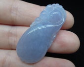 Ruyi Jadeite Pendant, Grade A, Fei Cui, Free Shipping
