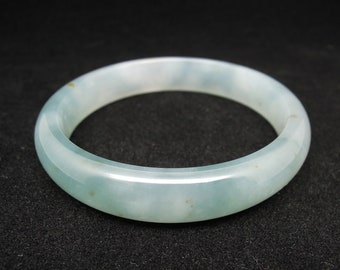 Jadeite Bangle Grado A Certificato 57mm Fei Cui Gioielli