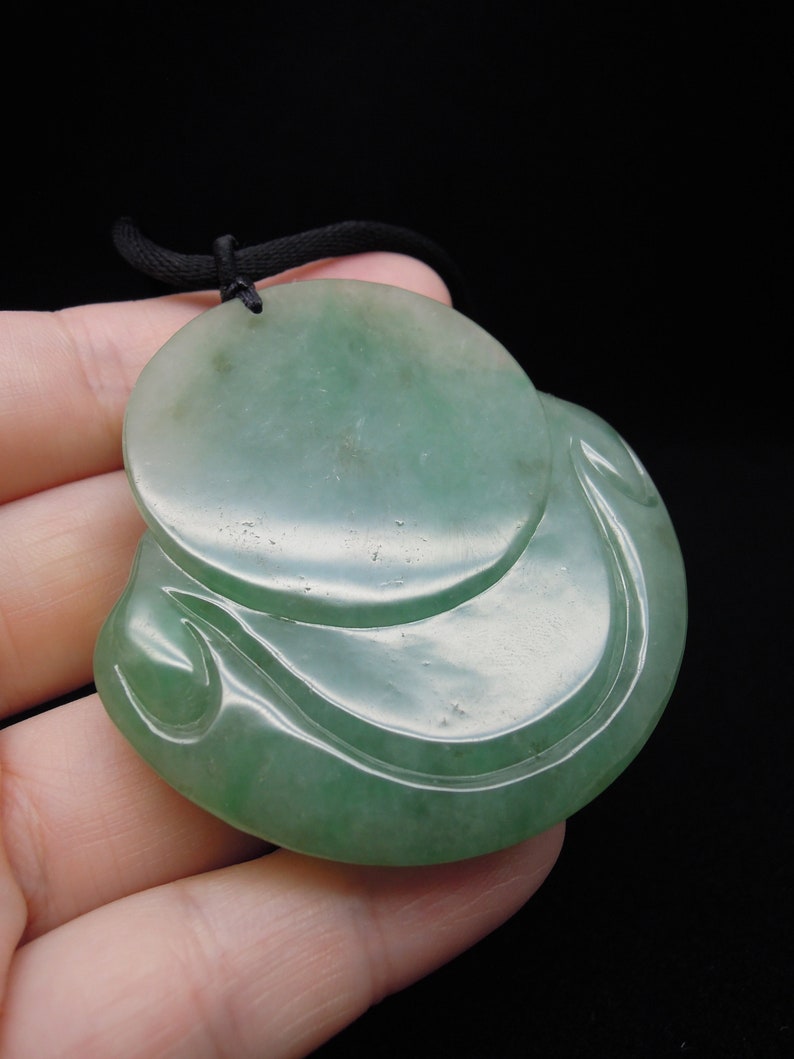 Jadeite Buddha Pendant Fei Cui Grade A Certified Green Jade | Etsy