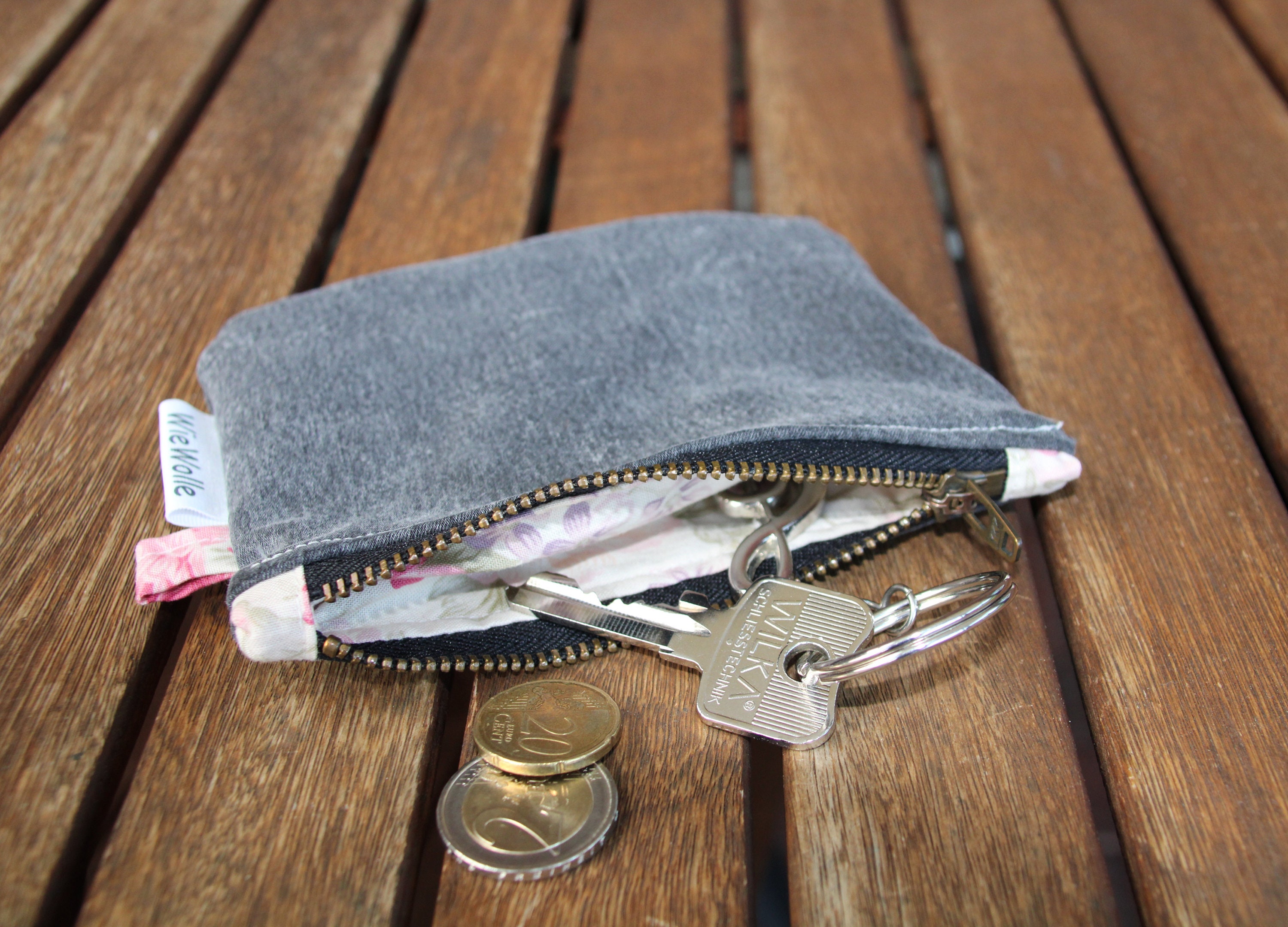 Leder Schlüsseletui Klein, Autoschlüssel Mini Geldbörse Münze Weiche  Münzbörse Brieftasche mit Schlüsselring Schlüsseltasche Vintage Schlüssel  Etui Schlüsselbeutel für Damen Herren, 11.5cmx8.5cm : : Fashion
