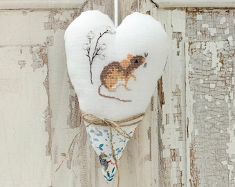 Decorative heart, acufactum mouse