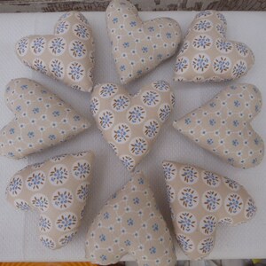 9 decorative hearts