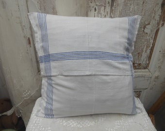 Linen cushion, hand-woven linen