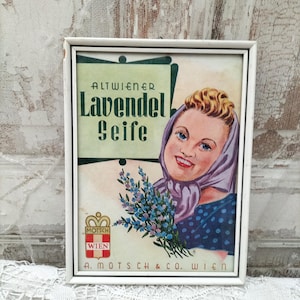 advertising image, picture, lavender soap