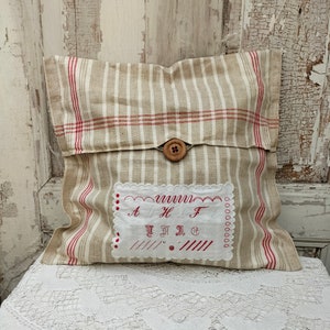 Linen pillow