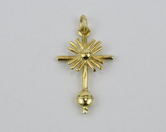 Anhänger Zugspitz Gipfelkreuz Gold