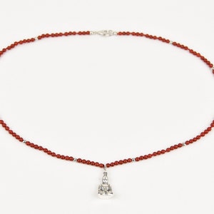 Buddha necklace a la crime detective in carnelian image 2