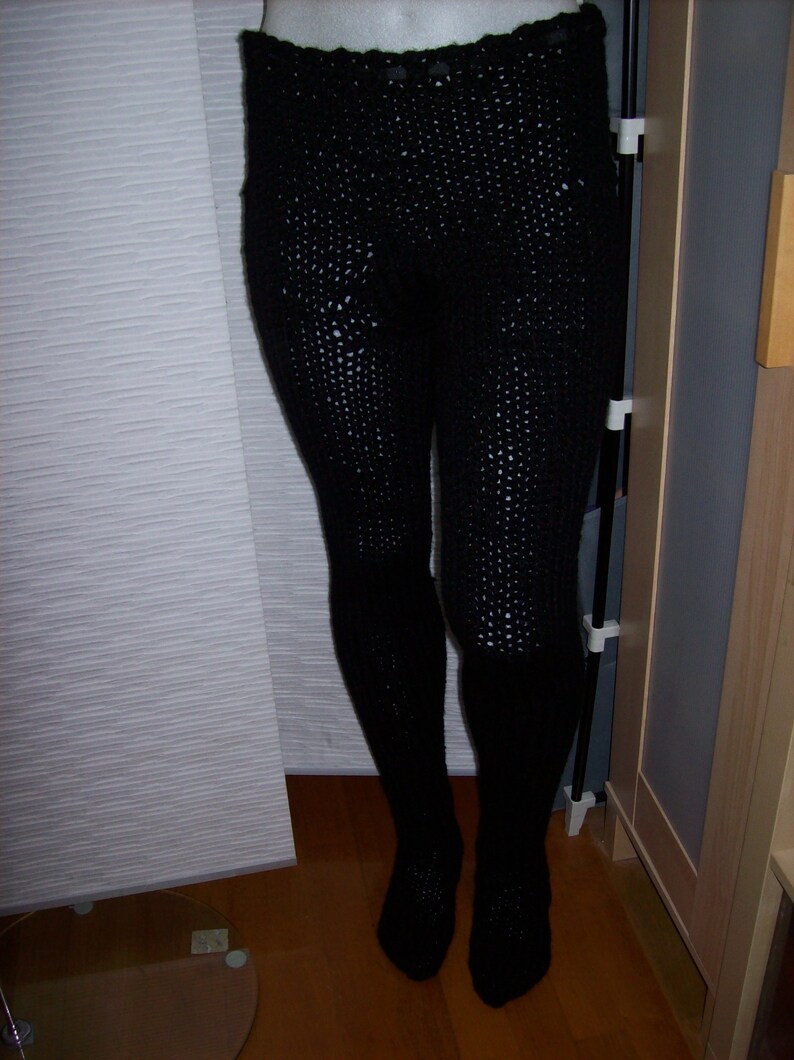 Tights, knitted tights, chunky knit, image 4