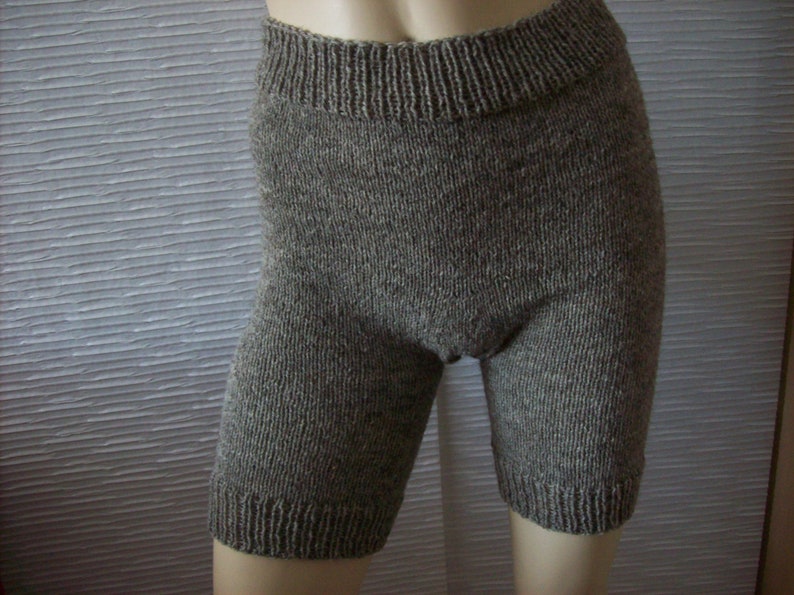 Schafwollunterwäsche , Gr. XL , Kurze Hose , Strickhose , gestrickte Hose , Radlerhose , Unterwäsche Bild 3