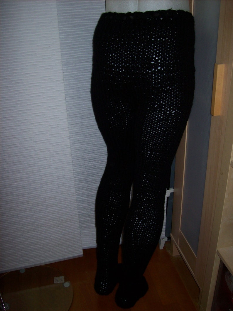 Tights, knitted tights, chunky knit, image 5