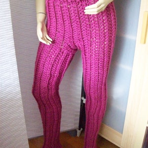 Tights, knitted tights, chunky knit, image 1