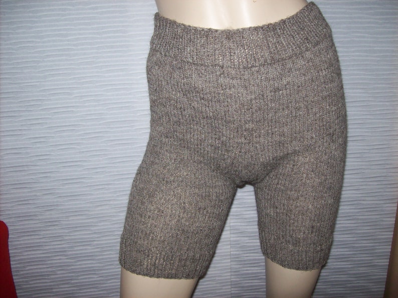 Schafwollunterwäsche , Gr. XL , Kurze Hose , Strickhose , gestrickte Hose , Radlerhose , Unterwäsche Bild 2