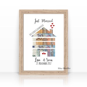 Wedding Gift Money Gift Wedding Gift Gift Idea Money Wrap Etsy