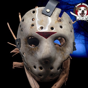 Friday the 13th Part 7 (VII) &quot;Film Accurate&quot; (unscratched) Hand painted Jason Hockey Mask