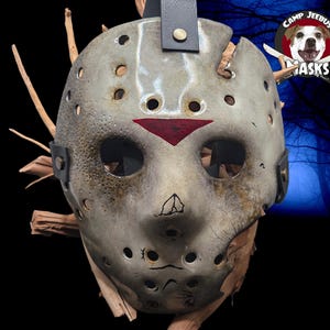 Friday the 13th Part 7 (VII) &quot;Film Accurate&quot; Hand painted Jason Hockey Mask