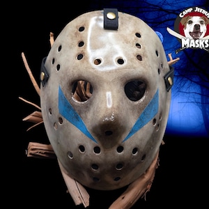 Friday the 13th Part 5 (v) &quot;Film Accurate&quot; Hand painted Jason Hockey Mask