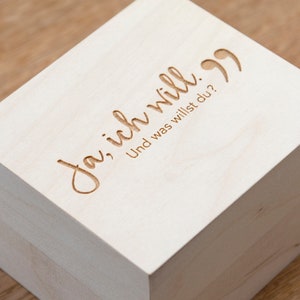 Ja, ich will. Und was willst du? – "Hochzeitsplanung"