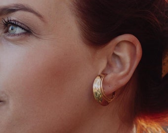 Hoops IRMA earrings without piercing