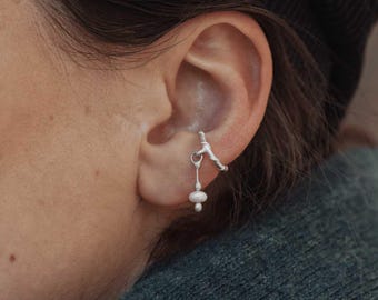 Boucle d’oreille pendante Rachel | Manchette d’oreille