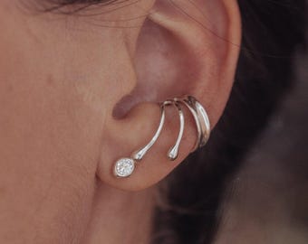 Petite Sina avec cristal en argent, or