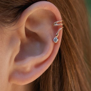 Helix Earcuff ROSEgold SYLVI