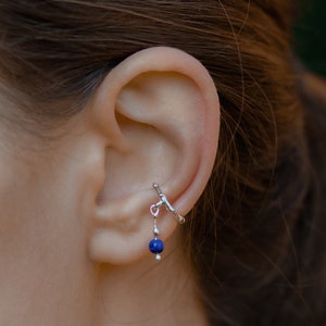 Earcuff Rachel Lapis Lazuli Anhänger