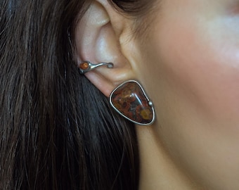 Boucle d'oreille Bécancour, bijoux uniques