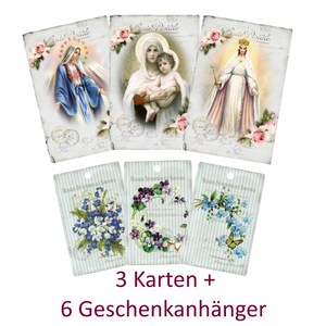 Grußkarten, Vintage Deko Karten, Geschenkanhänger und Postkarten im Vintage Stil, Eigenentwurf & Anfertigung, Set No 6