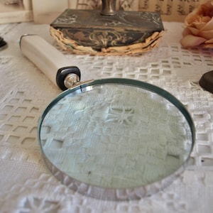 Lente d'ingrandimento vintage, lente d'ingrandimento decorativa, nostalgia, lente d'ingrandimento, decorazione da scrivania, decorazione da ufficio