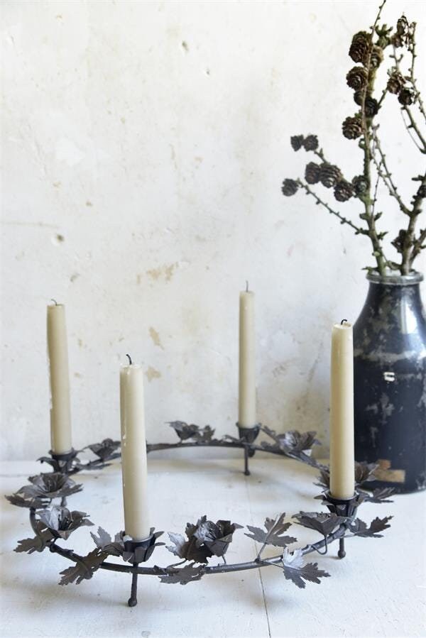 10 Decoración De Mesa Con Candelabro Cónico Negro Con 5 | Cuotas Sin