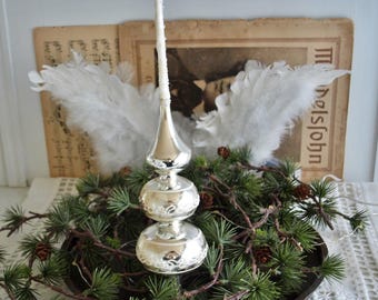 Cimier étoilé étincelant Pour Sapin De Noël – Décoration Vintage, Pailletée, Pour Une Ambiance Festive !