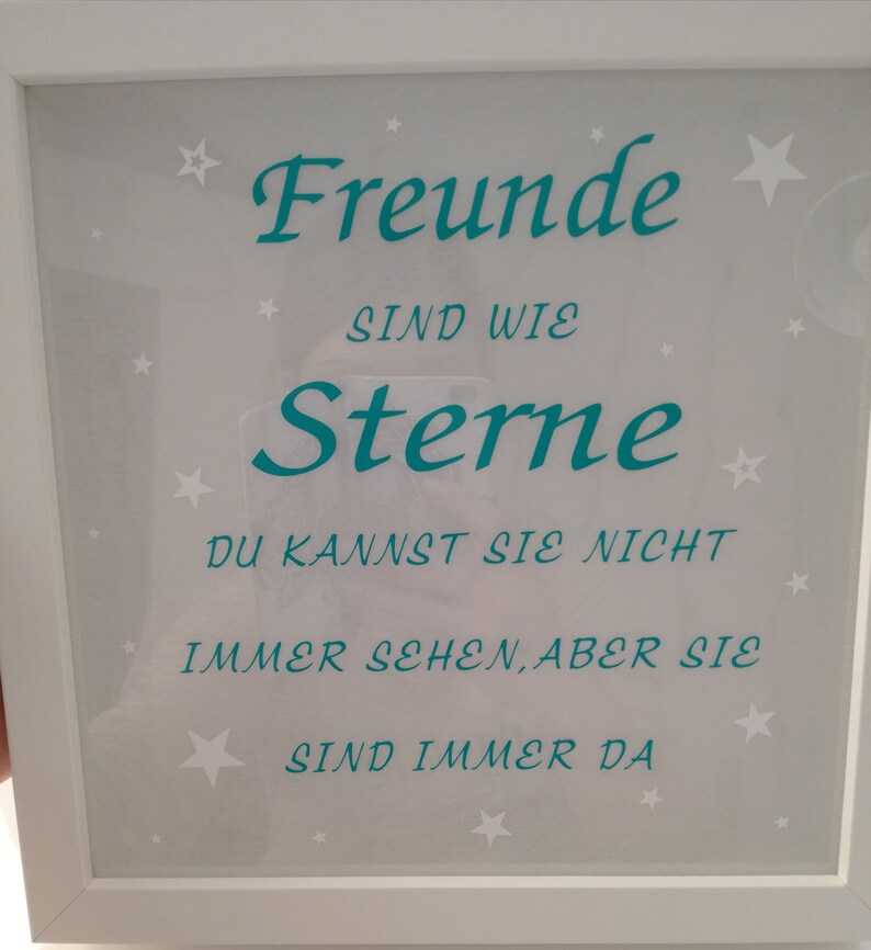 Beleuchteter Bilderrahmen Geschenk Freunde 画像 2