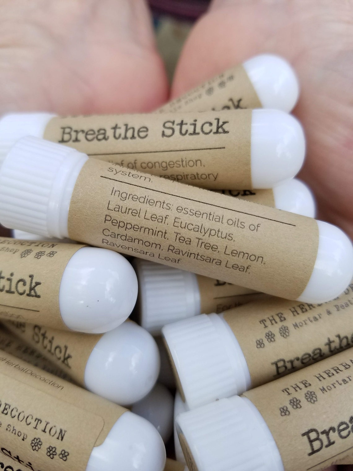 Aromatherapy Inhaler Breathe Stick Nasal Breathe Stick Etsy