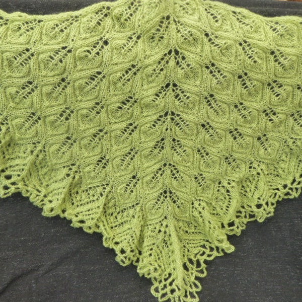 Dreiecktuch, Handarbeit, gestrickt